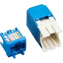 Amazon.co.jp: パンドウイット Cat6A モジュラージャック 青